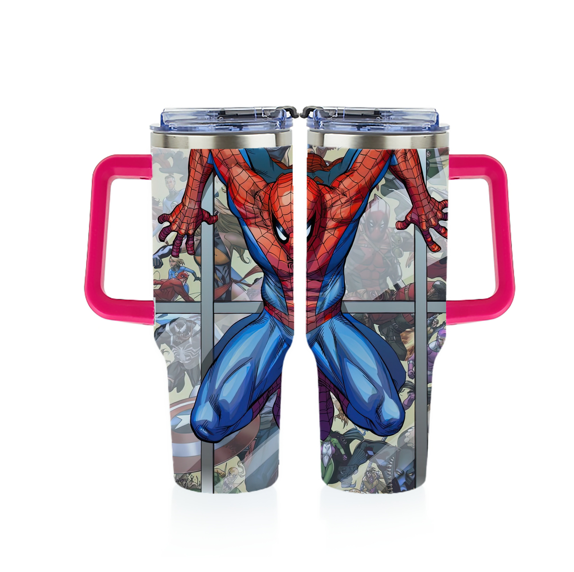 （画像用） Spider Man スパイダーマン 1200ｍLフルプリント車用タンブラー